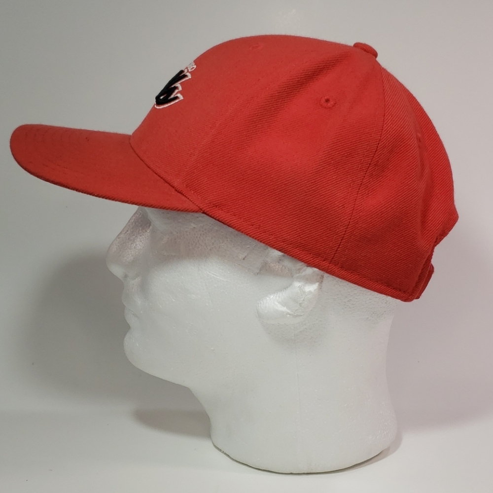 Adidas Chicago Bulls NBA Structured Adjustable Red Snapback Cap 100% Cotton - Picture 5 of 16